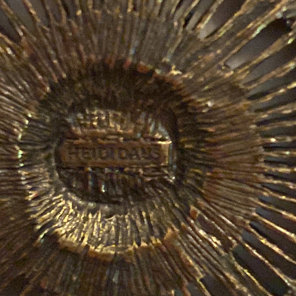 Heidi Daus beaded smoky quartz 6 strand Belgium Disc pendant choker necklace - Picture 11 of 15